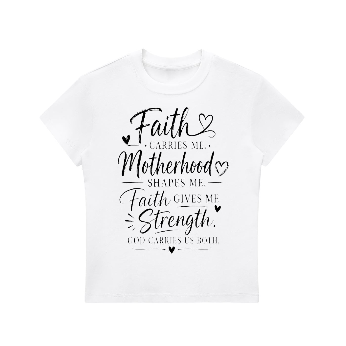 Faith & Motherhood T shirt