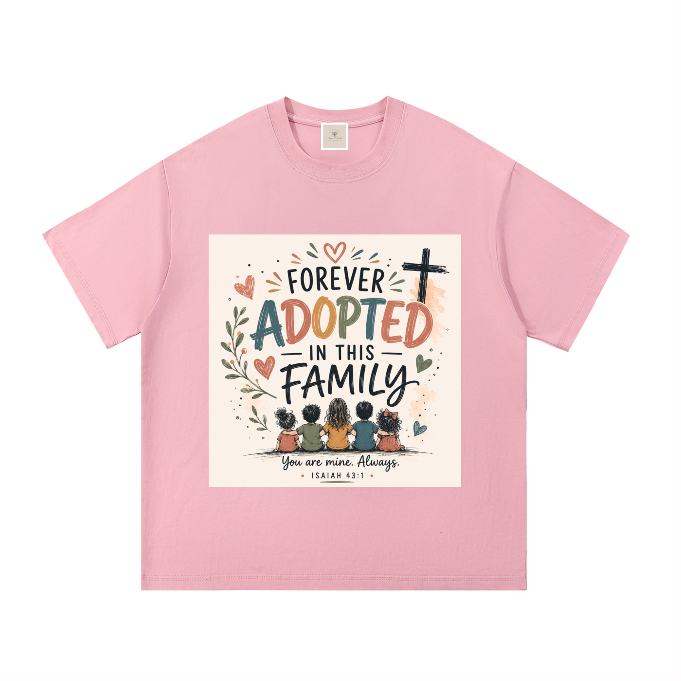 Forever Adopted in this family T shirt